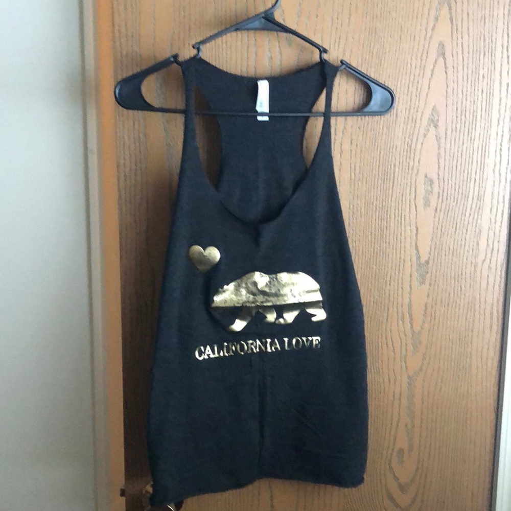 California love razor back tank